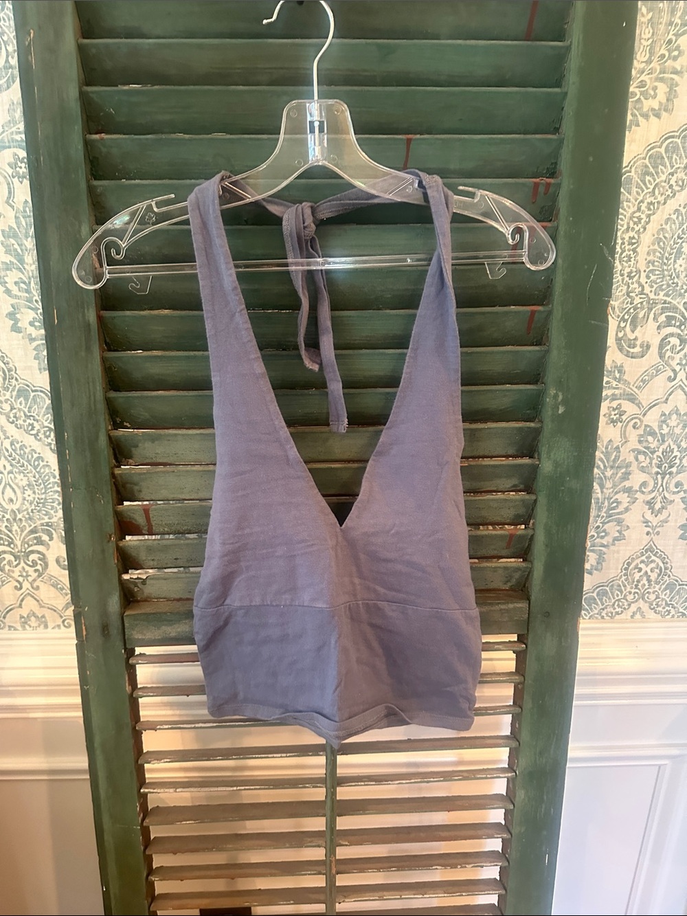Hollister Lavender Halter Crop Top